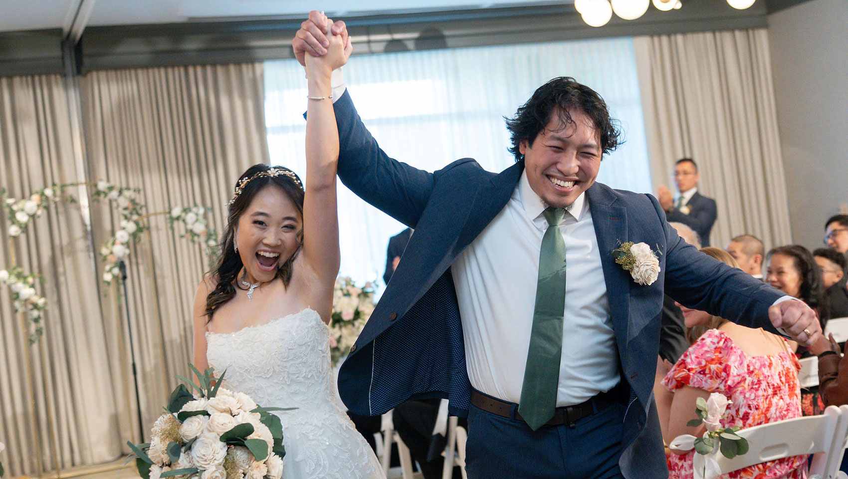 Macy and Stanley wedding day