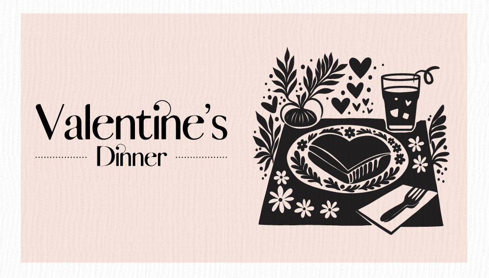 Valentine's Dinner flyer