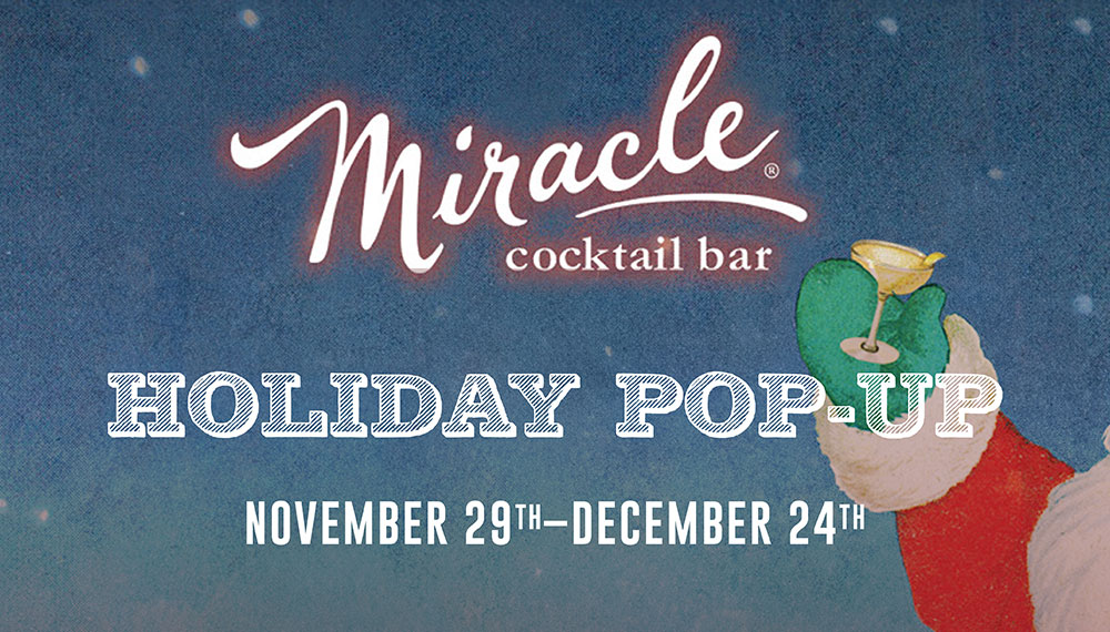 Miracle Pop-up Bar flyer